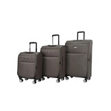 Kofferset Navaro - 3 delig | Donkergrijs