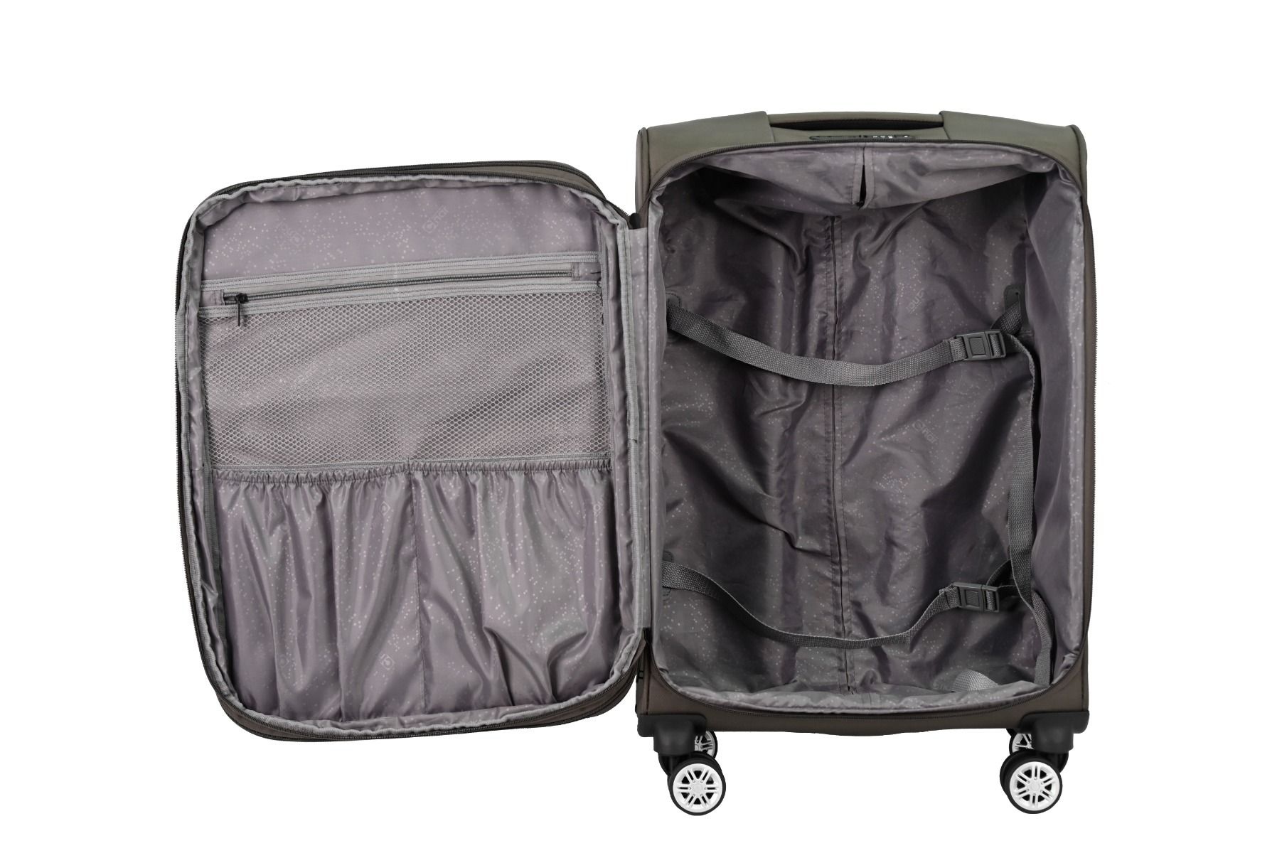 Kofferset Navaro - 3 delig | Donkergrijs