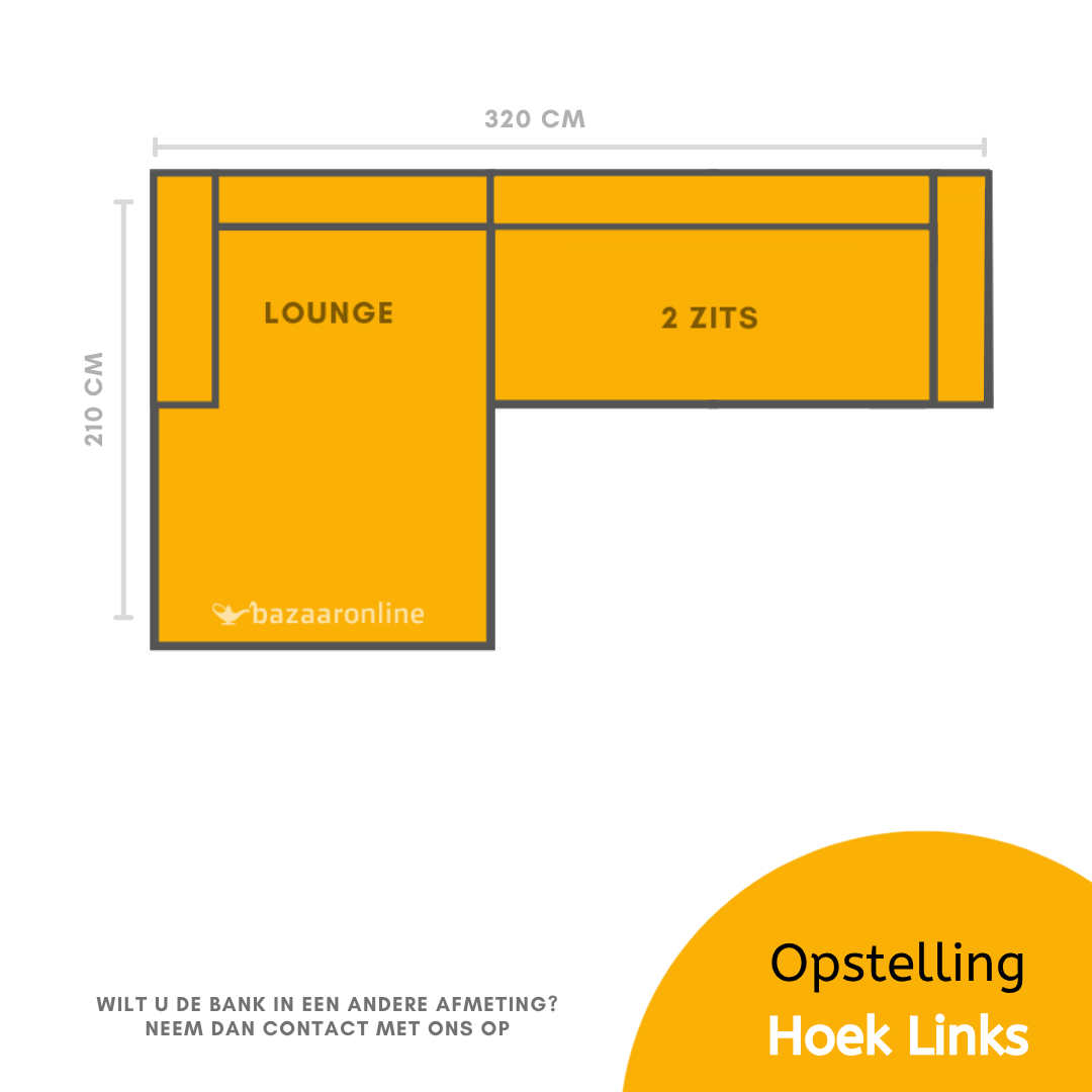 Loungebank Zelesto - Crème