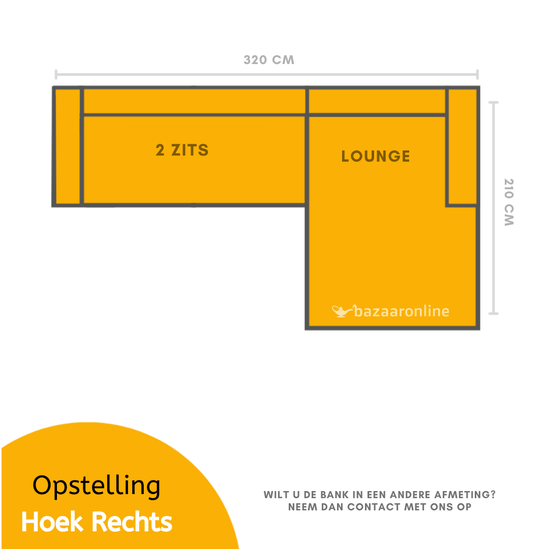Loungebank Zelesto - Crème