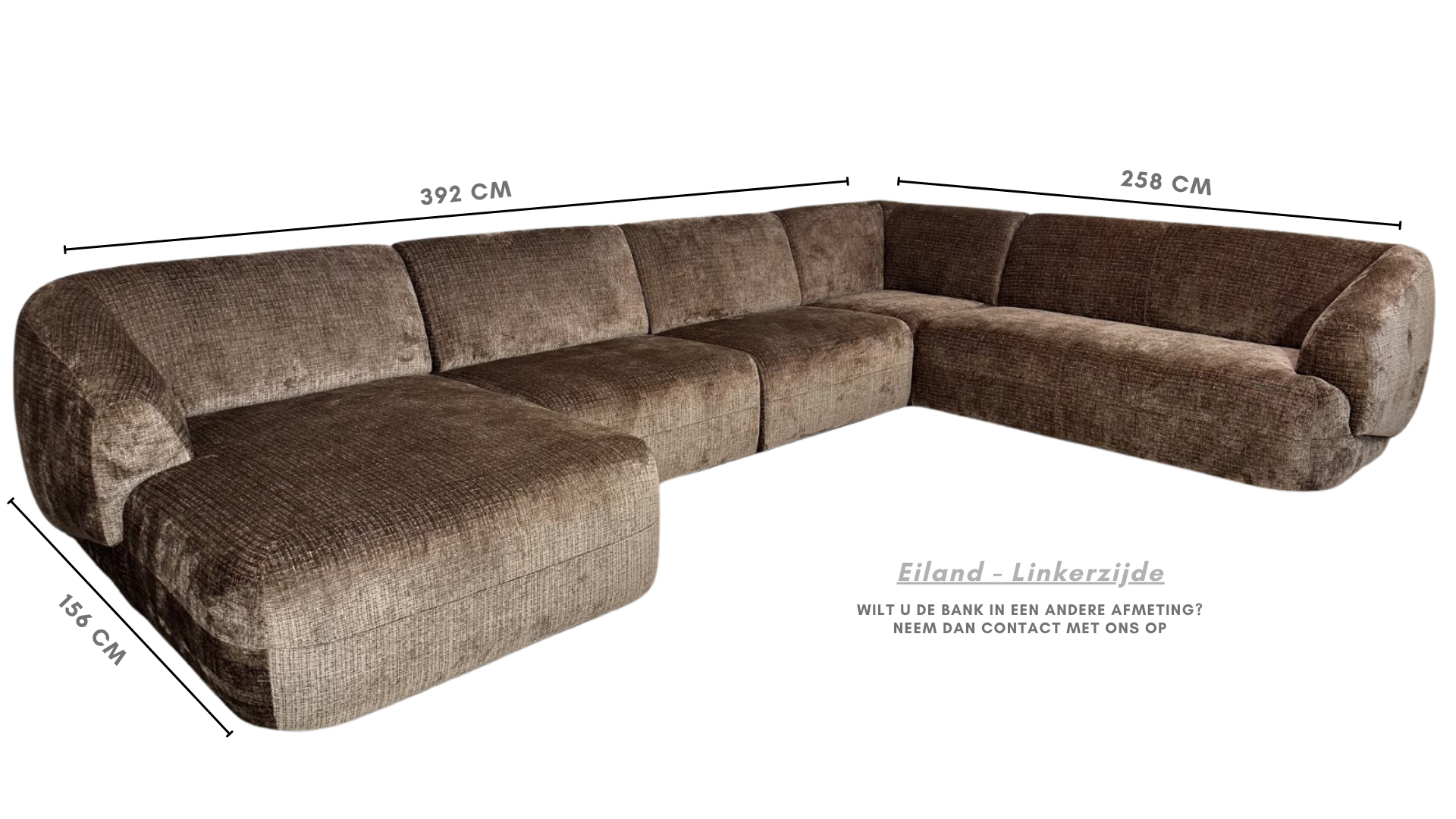 U-bank Satomi - Donkerbruin