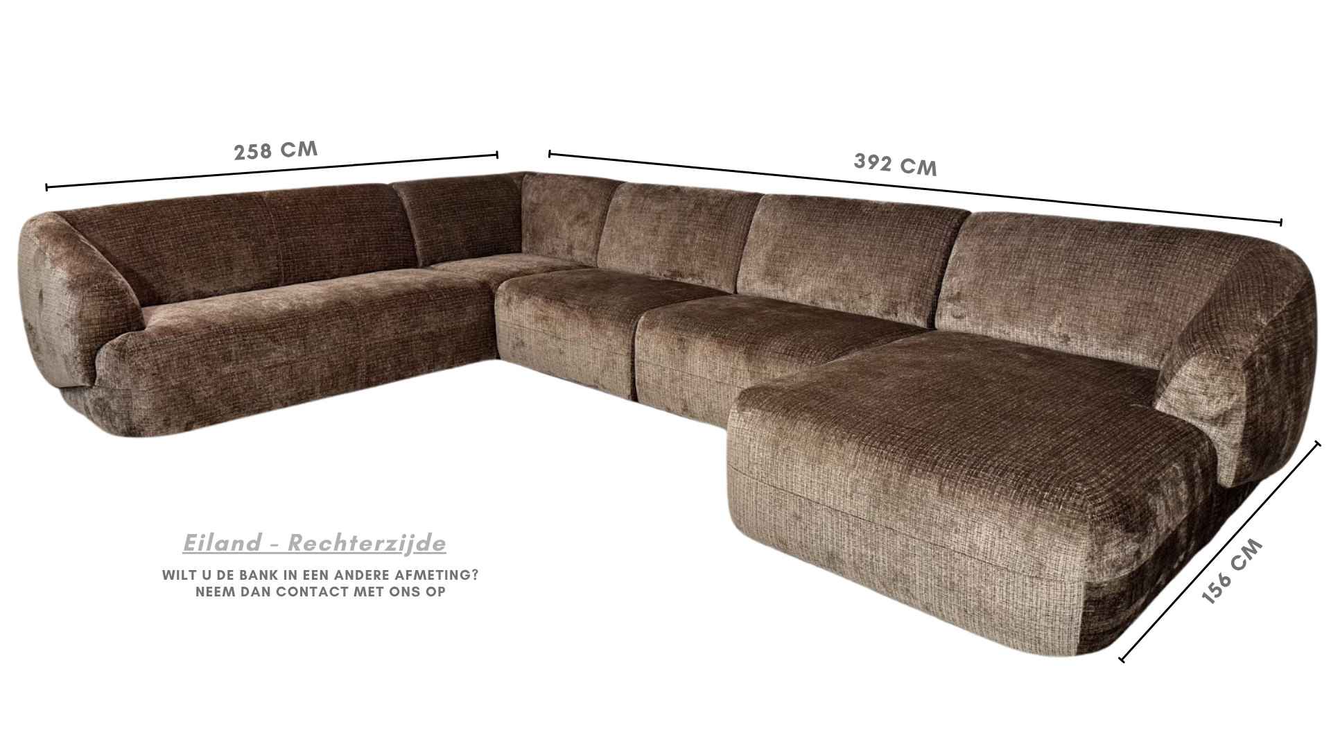 U-bank Satomi - Donkerbruin