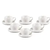 Koffieset Chubby Wit | 12-delig | 200 ml