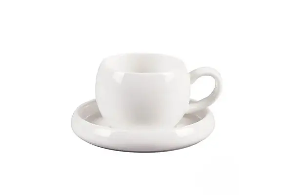 Koffieset Chubby Wit | 12-delig | 200 ml