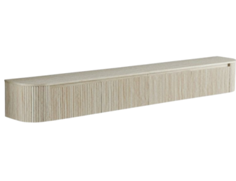 Carrara Tv Meubel Curved - Beige