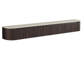 Kimberly Tv Meubel Curved - Bruin