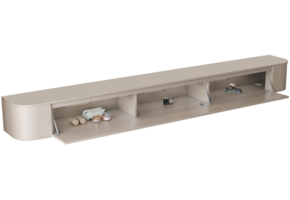 Japandi Tv Meubel Curved - Beige