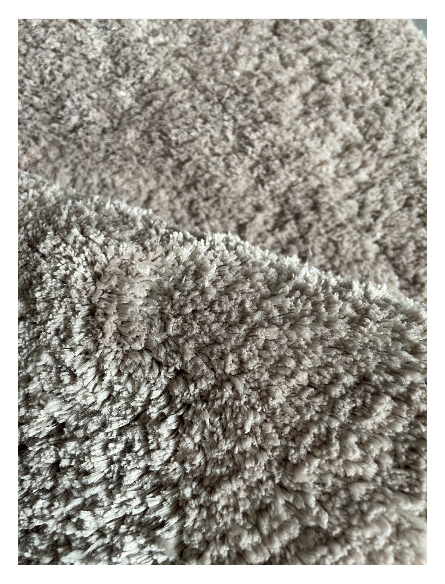 Organische vorm Vloerkleed Waves Taupe