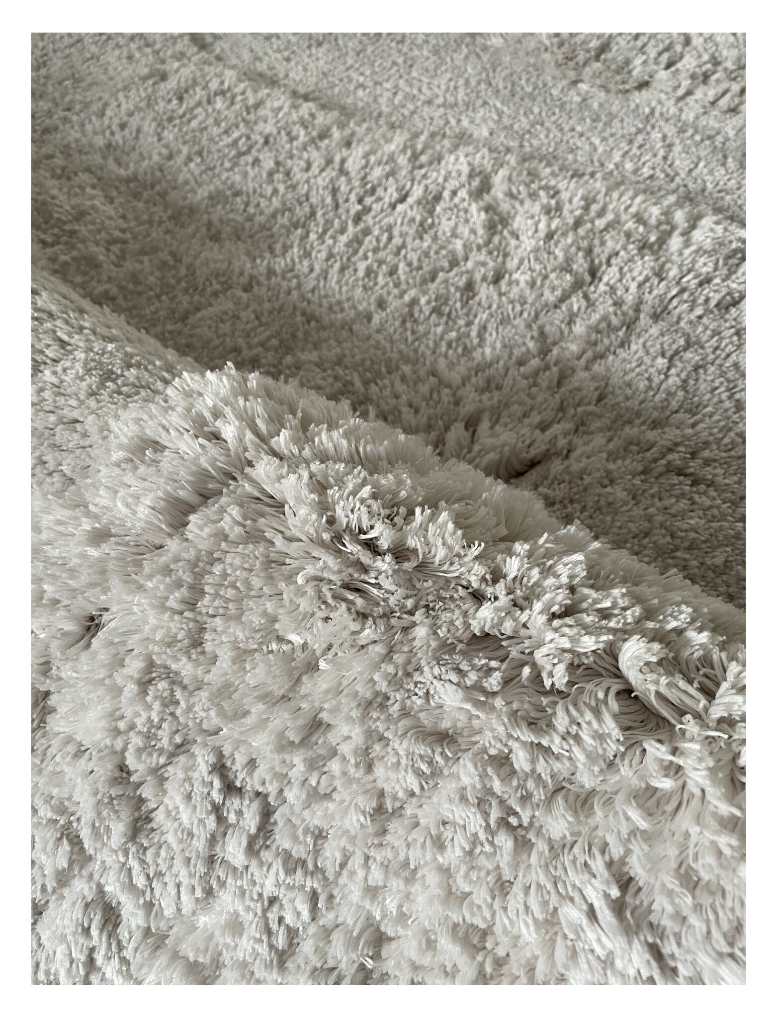 Comfy Vloerkleed Hoogpolig Crème