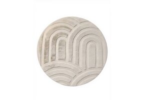 Curves vloerkleed Crme - japandi