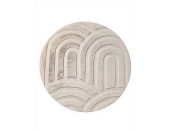 Curves vloerkleed Crème - japandi