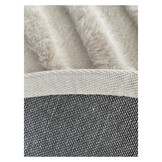 Curves vloerkleed Crème - japandi vloerkleed - fluffy rabbit fur