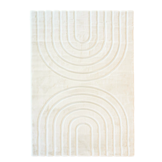 Curves vloerkleed Crème - japandi vloerkleed - fluffy rabbit fur