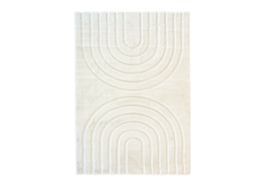 Curves vloerkleed Crme - japandi vloerkleed