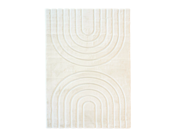 Curves vloerkleed Crème - japandi vloerkleed