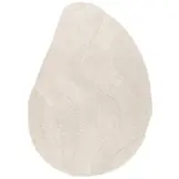 Organische vorm Vloerkleed Waves Crème