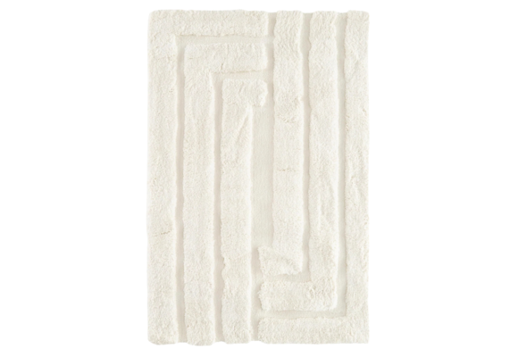 Comfy Vloerkleed Hoogpolig Crème
