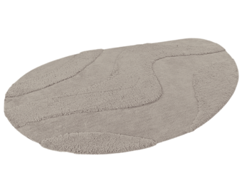 Organische vorm Vloerkleed Waves Taupe