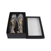 Trouwset Mr & Mrs - Glazen - Goud