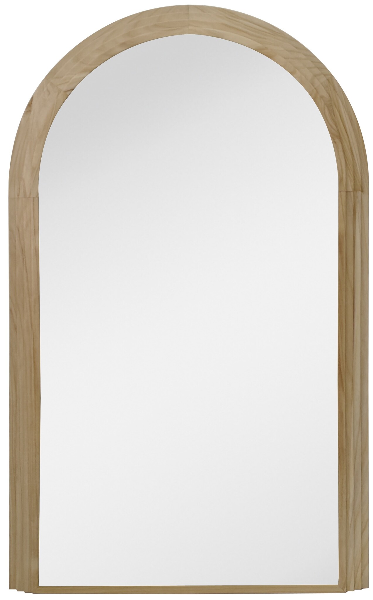 Boogspiegel Arch Licht Eiken 110x180 cm - japandi en minimalistisch