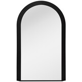 Boogspiegel Arch Zwart Eiken 110x180 cm - japandi en minimalistisch