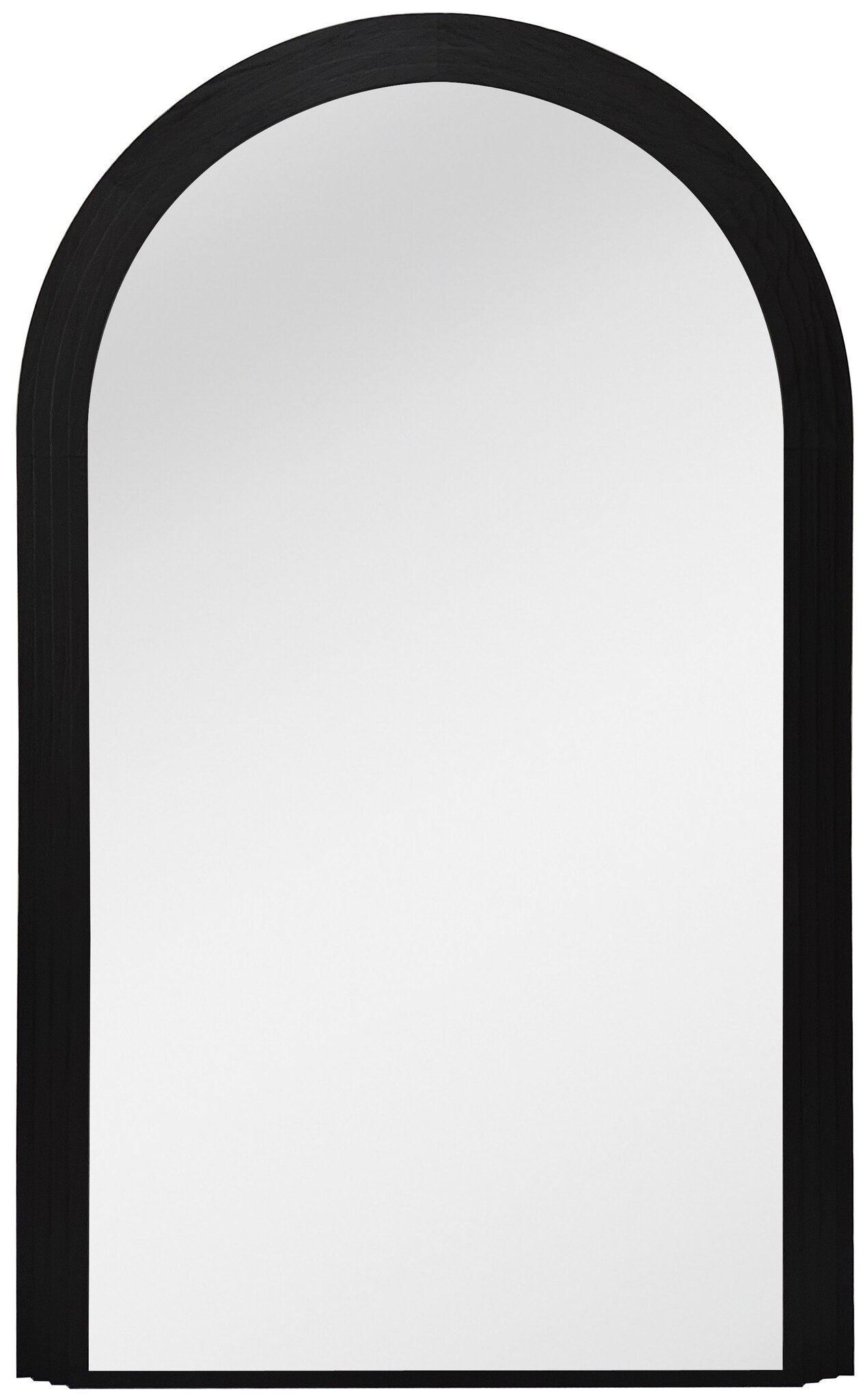 Boogspiegel Arch Zwart Eiken 110x180 cm - japandi en minimalistisch