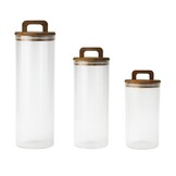 Voorraadpot Woody - Ø 10 cm x H 18 cm