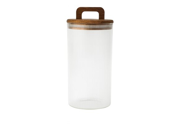 Voorraadpot Woody - Ø 10 cm x H 14 cm