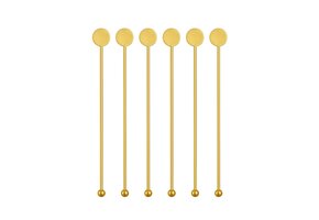 Roerstaafjes - Goud - 6 stuks