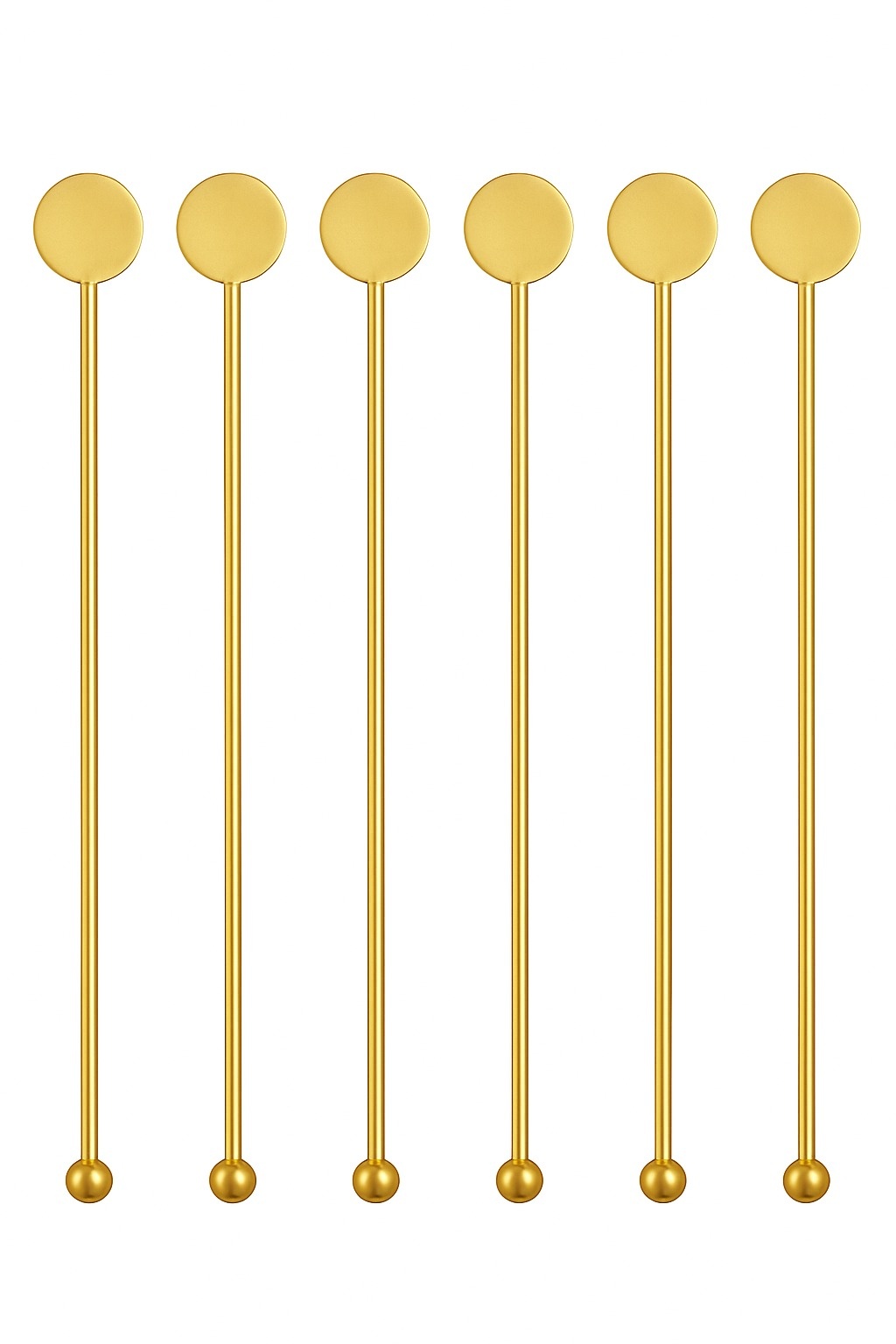 Roerstaafjes - Goud - 6 stuks