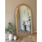 Boogspiegel Arch Licht Eiken 110x180 cm - japandi en minimalistisch