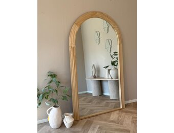 Boogspiegel Arch Licht Eiken 110x180 cm