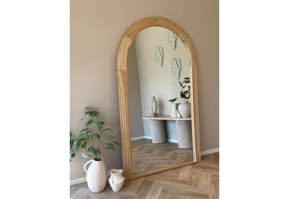 Boogspiegel Arch Licht Eiken 110x180 cm