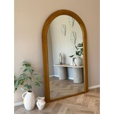 Boogspiegel Arch Naturel Eiken 110x180 cm - japandi en minimalistisch