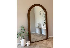 Boogspiegel Arch Bruin Eiken 110x180 cm