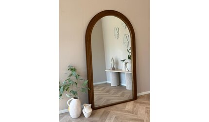 Boogspiegel Arch Bruin Eiken 110x180 cm