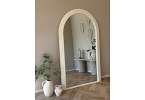 Boogspiegel Arch Ivory 110x180 cm