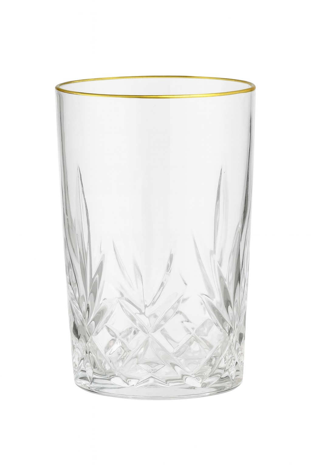 Theeglazen Merzouga met gouden rand - 6 stuks