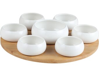 Chubby Kommen - set van 7 met standaard