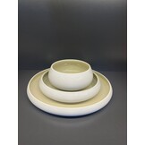 Chubby Serviesset Wit/Taupe - 27 delig - porselein