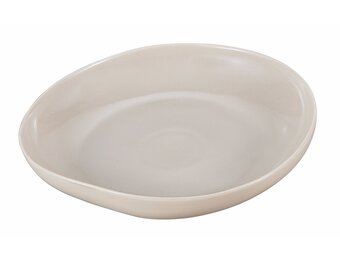 Capital Beige Diepe Borden | Ø 23 cm - Keramiek - 3 stuks