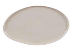 Capital Beige Serveerschalen | Ø 32 cm – Keramiek - 2 stuks