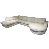 U-Bank Scott - Ronde Lounge - Crème