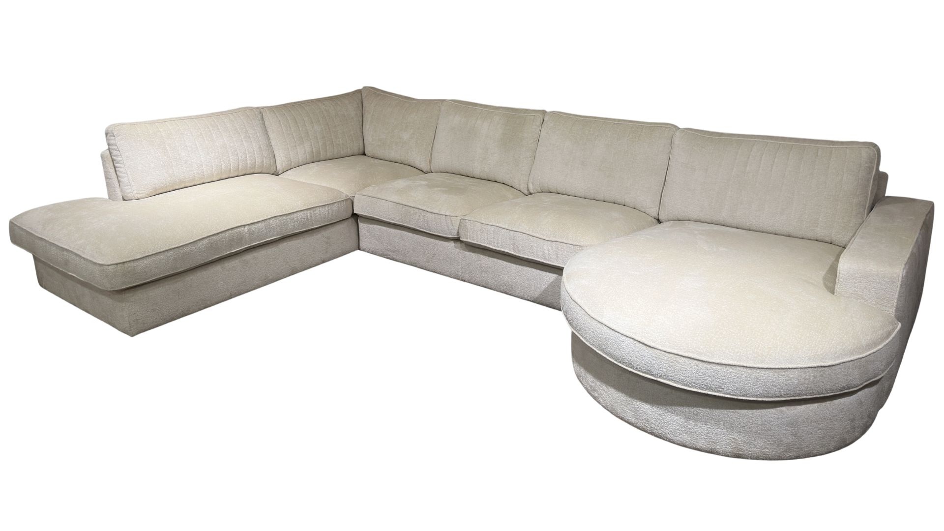 U-Bank Scott - Ronde Lounge - Crème