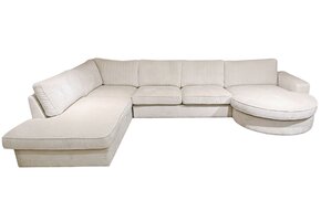 U-Bank Scott - Ronde Lounge - Crème