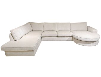 U-Bank Scott - Ronde Lounge - Crème