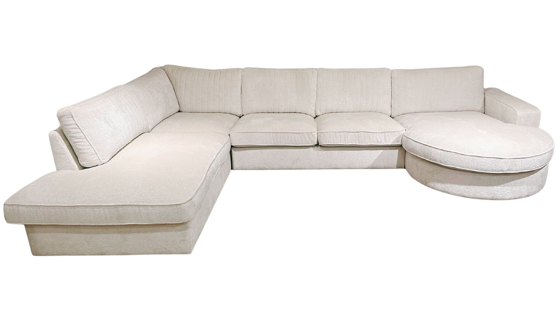 U-Bank Scott - Ronde Lounge - Crème