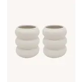 Bubble Mokken Beige | Keramiek | 400 ml - 2 stuks