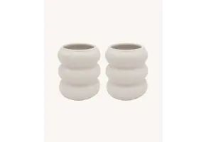 Bubble Mokken Beige | Keramiek | 400 ml - 2 stuks