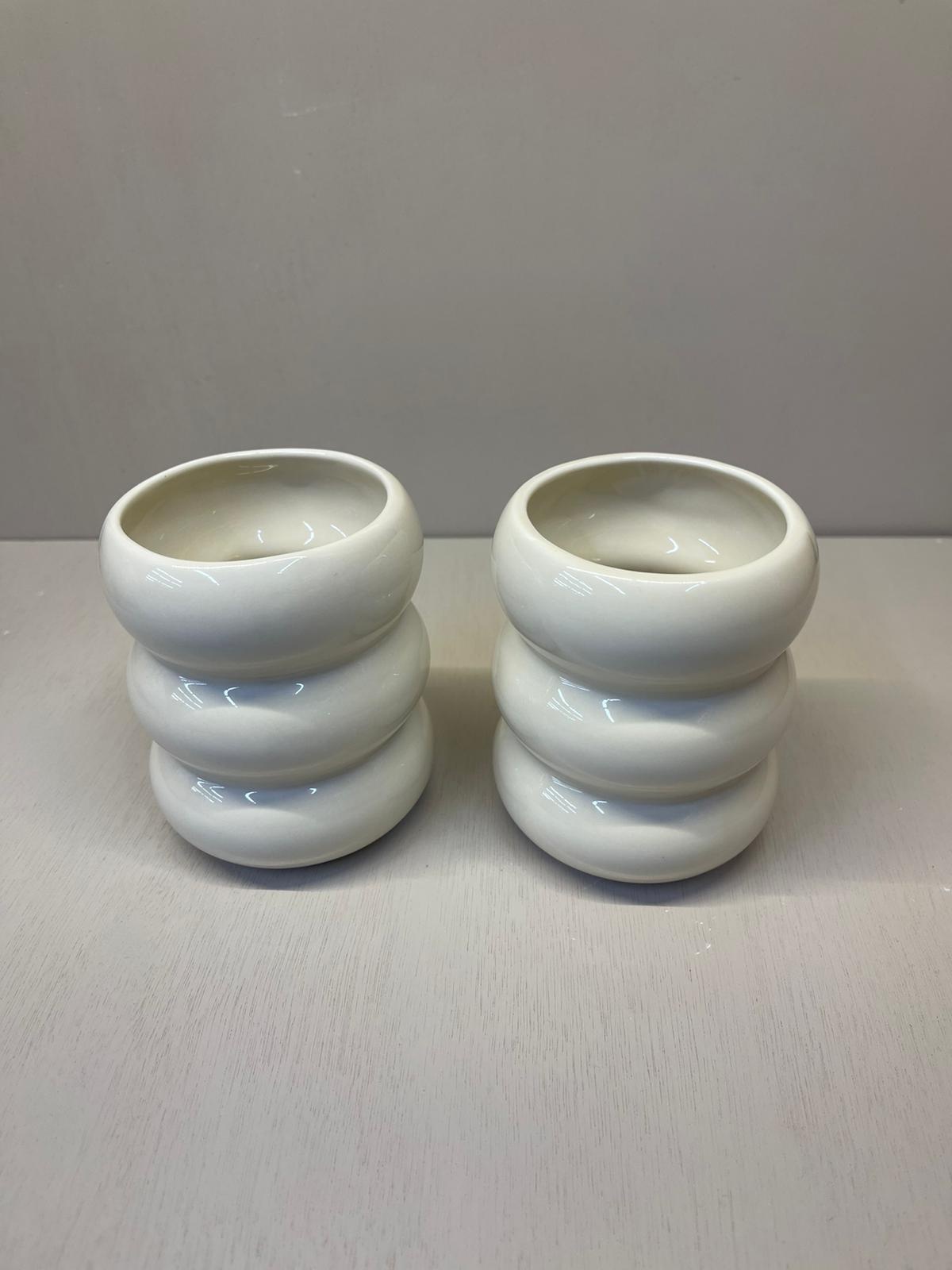 Bubble Mokken Beige | Keramiek | 400 ml - 2 stuks